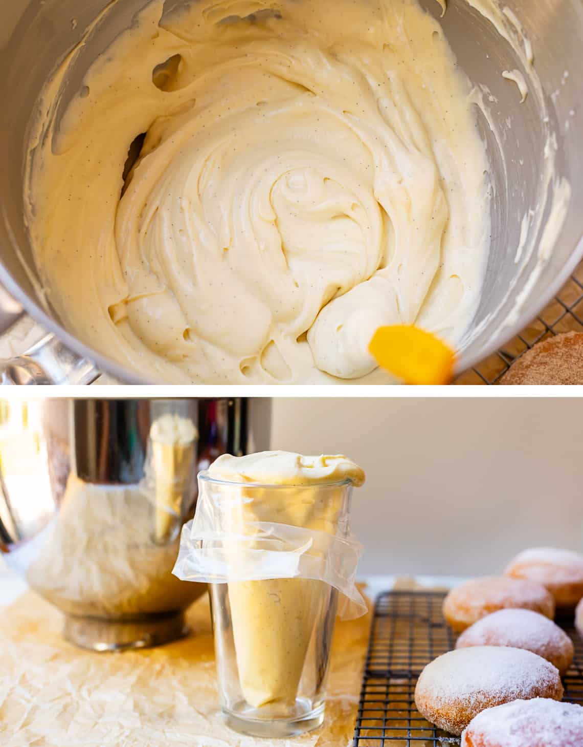 How to Make Bavarian Cream Donuts - 21