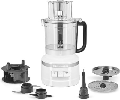 food processor with attachments.