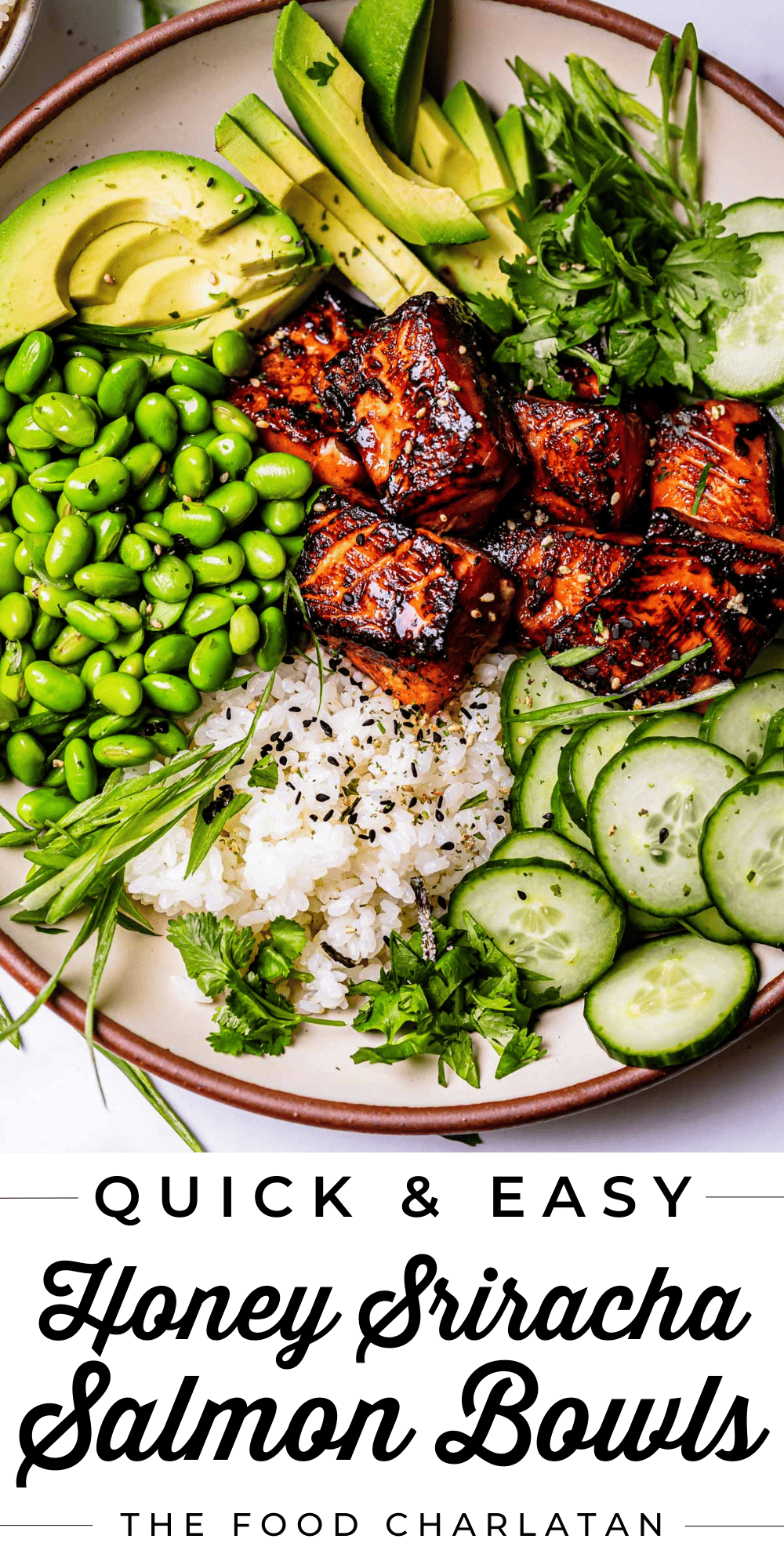 Honey Siracha Salmon Bowls The Food Charlatan