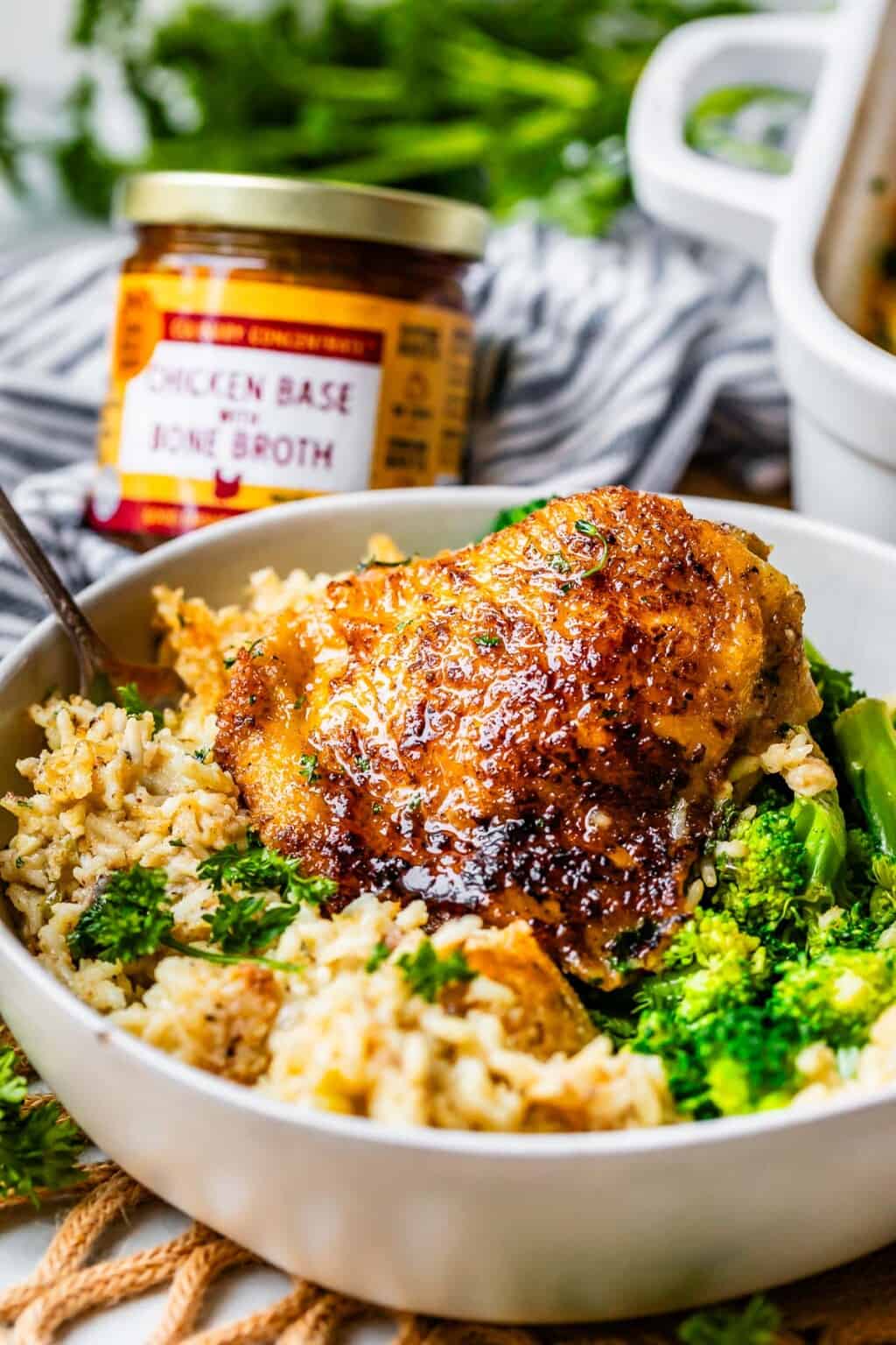 Grandma Georgia's Chicken and Rice Casserole - The Food Charlatan