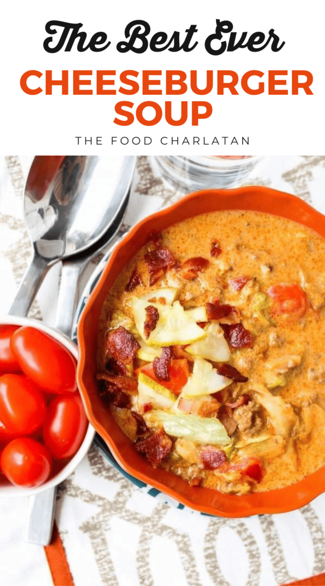 Best Ever Cheeseburger Soup