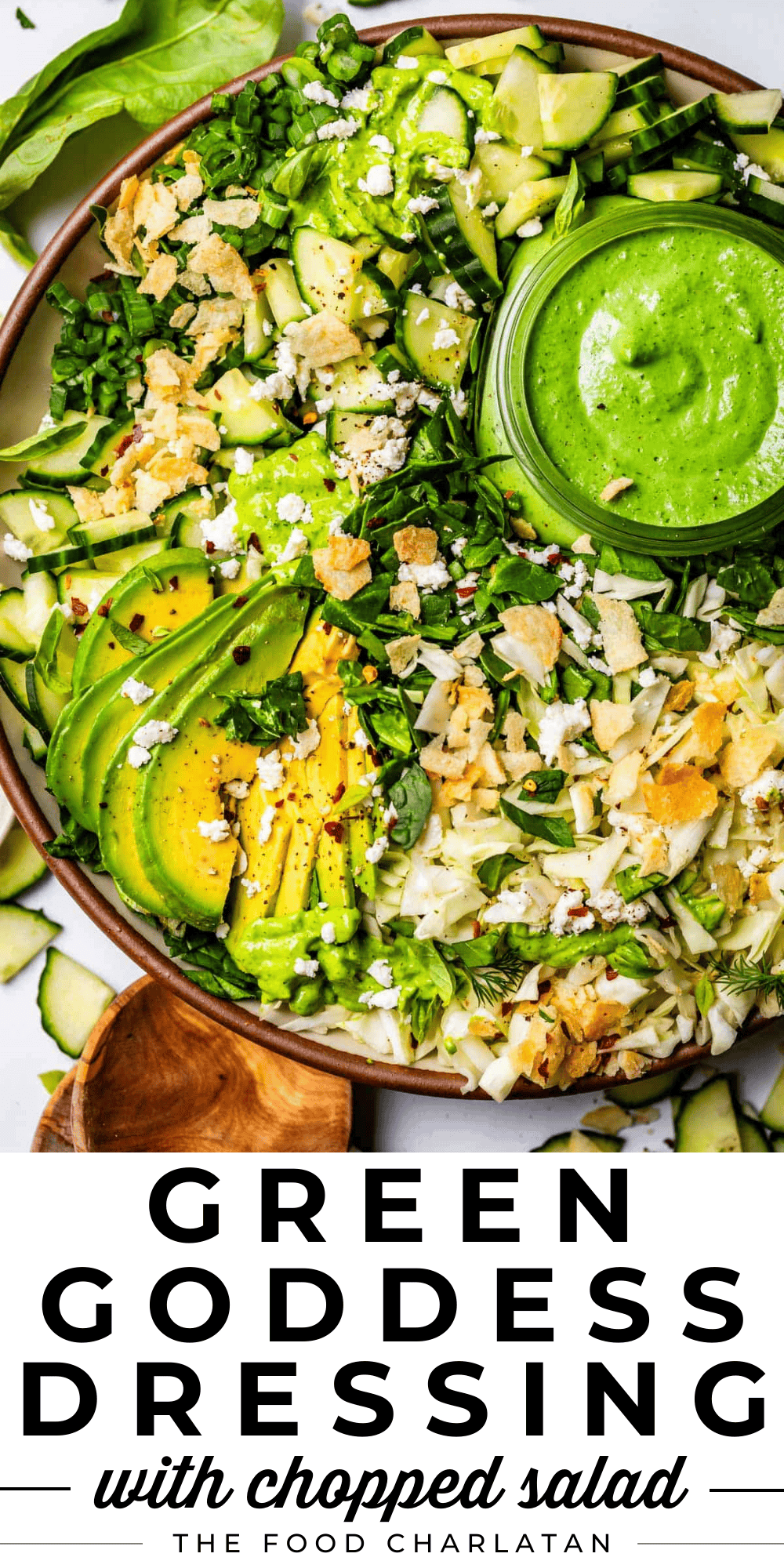 My Favorite Green Goddess Salad - The Food Charlatan