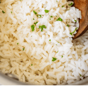 Pin of how to make rice on the stove in 20 minutes.