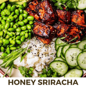 Honey Sriracha Salmon Bowl