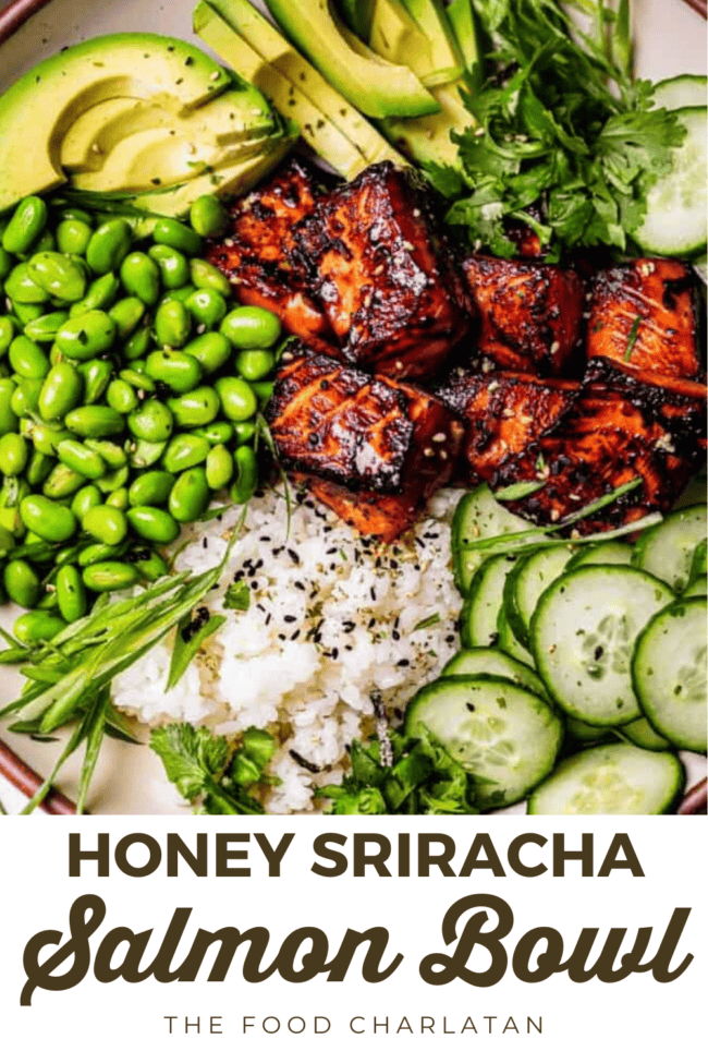 Honey Sriracha Salmon Bowl