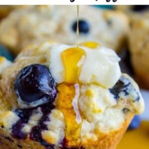 Blueberry Buttermilk Pancake Muffins