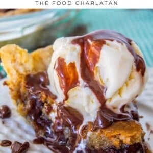 Gooey Chocolate Chip Cookie Pie