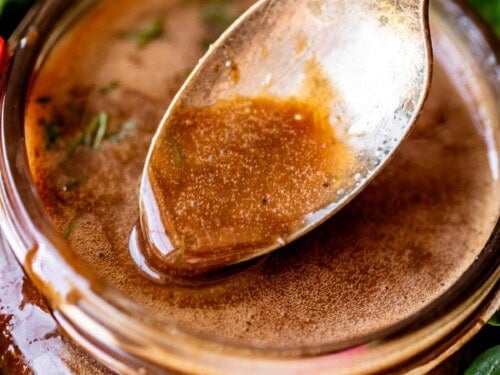 brown vinaigrette dressing Creamy Balsamic Vinaigrette